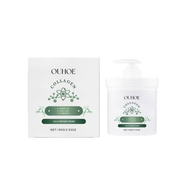 Kem Dưỡng Ẩm Collagen OUHOE, Cung Cấp Lượng Nước và Khôi Phục Nhẹ nhàng Đối với Da Khô với Kem Dưỡng Ẩm Mượt Mà và Làm Mới