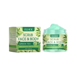 OUHOE Tẩy Da Chết Gel Trà Xanh Dưỡng Ẩm Mềm Mại Cho Da Mặt và Toàn Thân