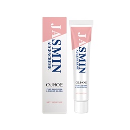 Kem mắt OUHOE Jasmine cung cấp độ ẩm và làm dịu vùng da quanh mắt, giúp giữ ẩm và dưỡng ẩm hàng ngày, mát xa với kem mắt