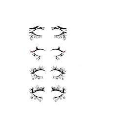 EELHOE Bút eyeliner Halloween đáng sợ, Bộ trang điểm tiệc thời trang cao cấp, Bút eyeliner Bat Spider trang trí