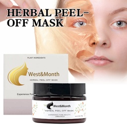 Mặt nạ tẩy tế bào chết West&Month, làm sáng ẩm và tẩy da chết, loại bỏ mụn đầu đen