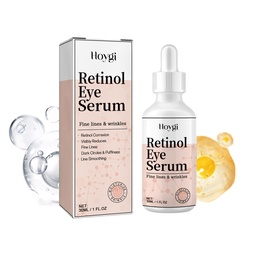 Hoygi Serum Mắt Retinol, Làm Mờ Nếp Nhăn Nhỏ Dưới Góc Mắt, Quầng Thâm, Cung Cấp Độ Ẩm Cho Da Vùng Mắt