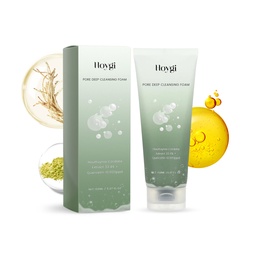 Hoygi Pore Deep Cleansing Foam, Sữa rửa mặt làm sạch sâu lưu trú nước trong sáng không còn bụi bẩn