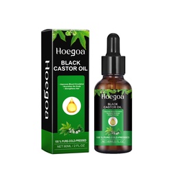 Dầu thầu dầu đen Hoegoa, nuôi dưỡng tóc ngăn ngừa độ ẩm cho da đầu, tóc cứng và khỏe