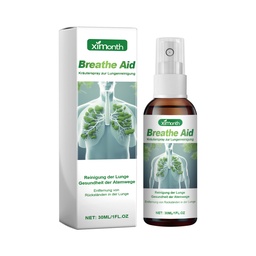 Ximonth Breathe Aid Xịt Thảo Dược Giúp Làm Sạch Phổi, Giảm Kích Thích Họng Cơn Ho Xịt Tinh Chất Miệng