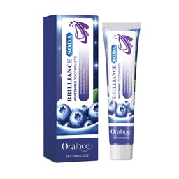 Oralhoe Whitening Toothpaste, Fresh Breath Care Gums Clean Teeth Yellow Stains Tartar White Toothpaste