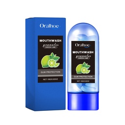 Granules Nước Súc Miệng Oralhoe, Giữ Hơi Thở Tươi Mát Để Loại Bỏ Mùi Hôi và Các Vết Bẩn, Làm Sạch Nướu