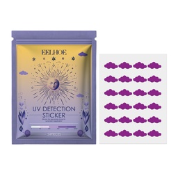EELHOE Miếng dán phát hiện UV, Bảo vệ ngoài trời mùa hè chống lại ánh nắng mặt trời mạnh mẽ, băng dính bảo vệ mặt
