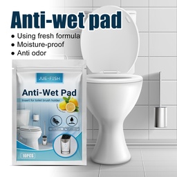 Miếng đệm cọ vệ sinh bồn cầu Jue-Fish, Bọt biển dùng một lần sạch, Hấp thụ nước, Giảm mùi hôi trong phòng tắm