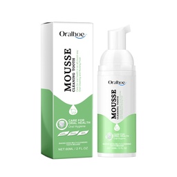 Sữa rửa miệng dạng mousse Oralhoe, làm sạch vết bám cao răng, chăm sóc răng và nướu, kem đánh răng nén di động