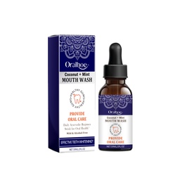 Oralhoe Nước Súc Miệng Dừa Bạc Hà, Giúp Đỡ Lợi Đau Thoải Mái Hơi Thở Tươi Sáng Răng Trắng