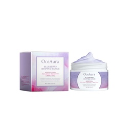 OceAura Tẩy Da Chết Bằng Kem Đánh Bông Dâu Tây, Giúp Làm Sáng Da Mờ Bánh Đục