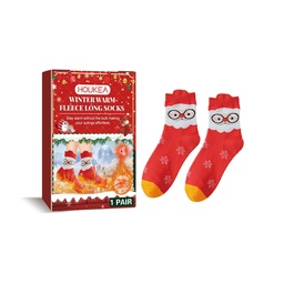 Vớ giữ ấm mùa đông Giáng sinh Houkea, trượt tuyết ngoài trời mùa đông tặng quà Giáng sinh cho đôi chân ấm
