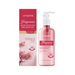 Jaysuing Lady Rose Fragrance Shower Gel, Gel tắm có hương hoa hồng, sạch sẽ, tươi mát cơ thể